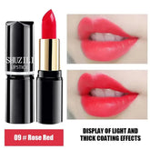 Long-Lasting Matte Lipstick - Original Tube, Smooth Texture, Moisturizing, Waterproof Formula - Red